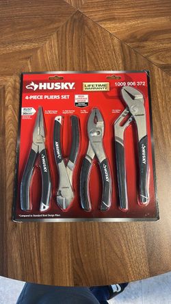 Husky 4-Piece Pliers Set