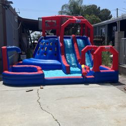 WATER JUMPER WITH SLIDE AND PRIVET POOL. F🔆O🔆R.   R🔆E🔆N🔆T