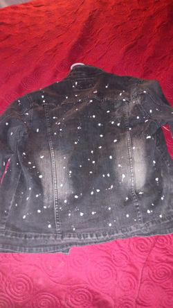 New Black Denim Jean Jacket 