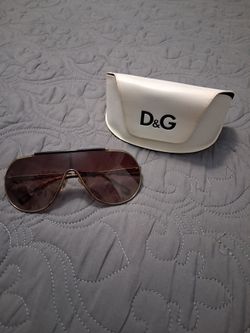 D&G Y2K Vintage Aviator Shield Sunglasses