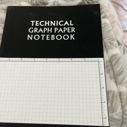 technical graph paper notebook