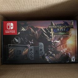 Nintendo Switch Monster Hunter Rise Deluxe Edition System New
