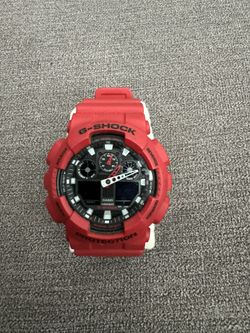 Red G-shock Watch