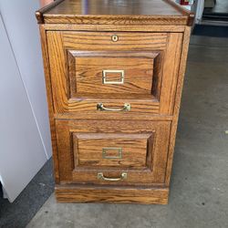 File Cabinet- Wood