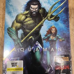 Aquaman - Blu-ray/DVD - SteelBook - Best Buy Exclusive (New)