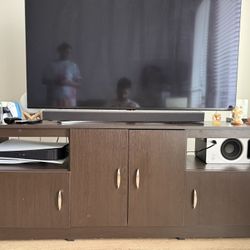 TV Stand / Entertainment Center for Large TV – $100