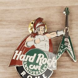 Hard Rock Cafe Rome 2nd Anniversary Roman Soldier Pin 