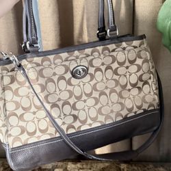 Antique Coach Purse & Wallet 