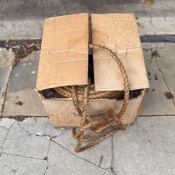 600 Feet Of No. 1 Pure Manila Rope Ironworker Safety 