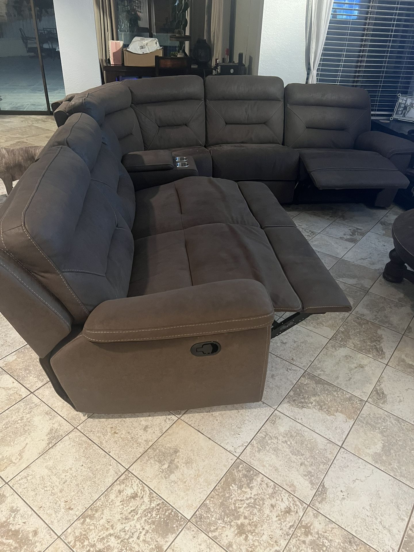 Sectional Recliner Sofa