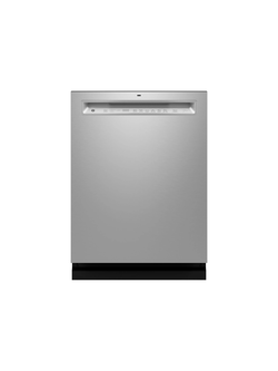 GE - 24 in. Fingerprint Resistant Stainless Steel Front Control Built-In Tall Tub Dishwasher w/ 3rd Rack, Bottle Jets, 45 dBA