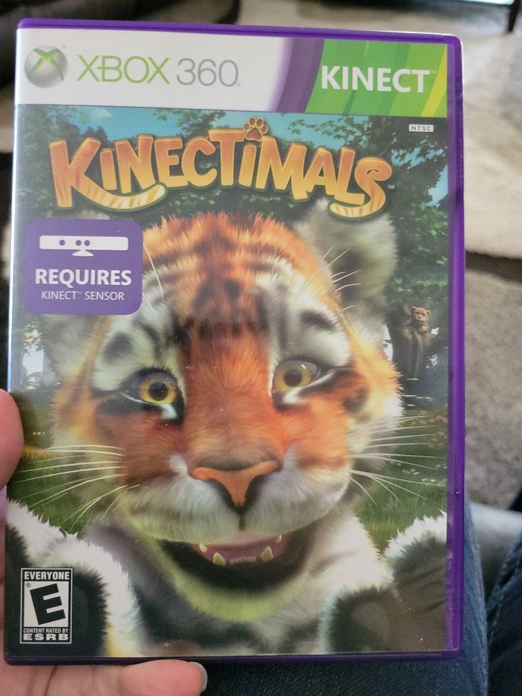 Kinectimals Xbox Game Video Game Kinect Sensor Animal (Microsoft Xbox 360, 2010)