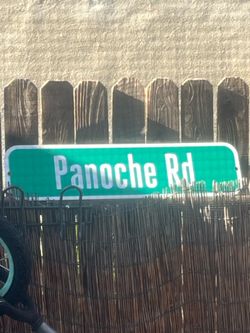 Street sign decor metal