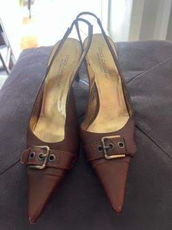 Dolce & Gabbana Leather Slingback Heels