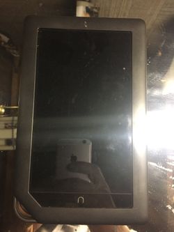 Tablet nook works screen has no picture