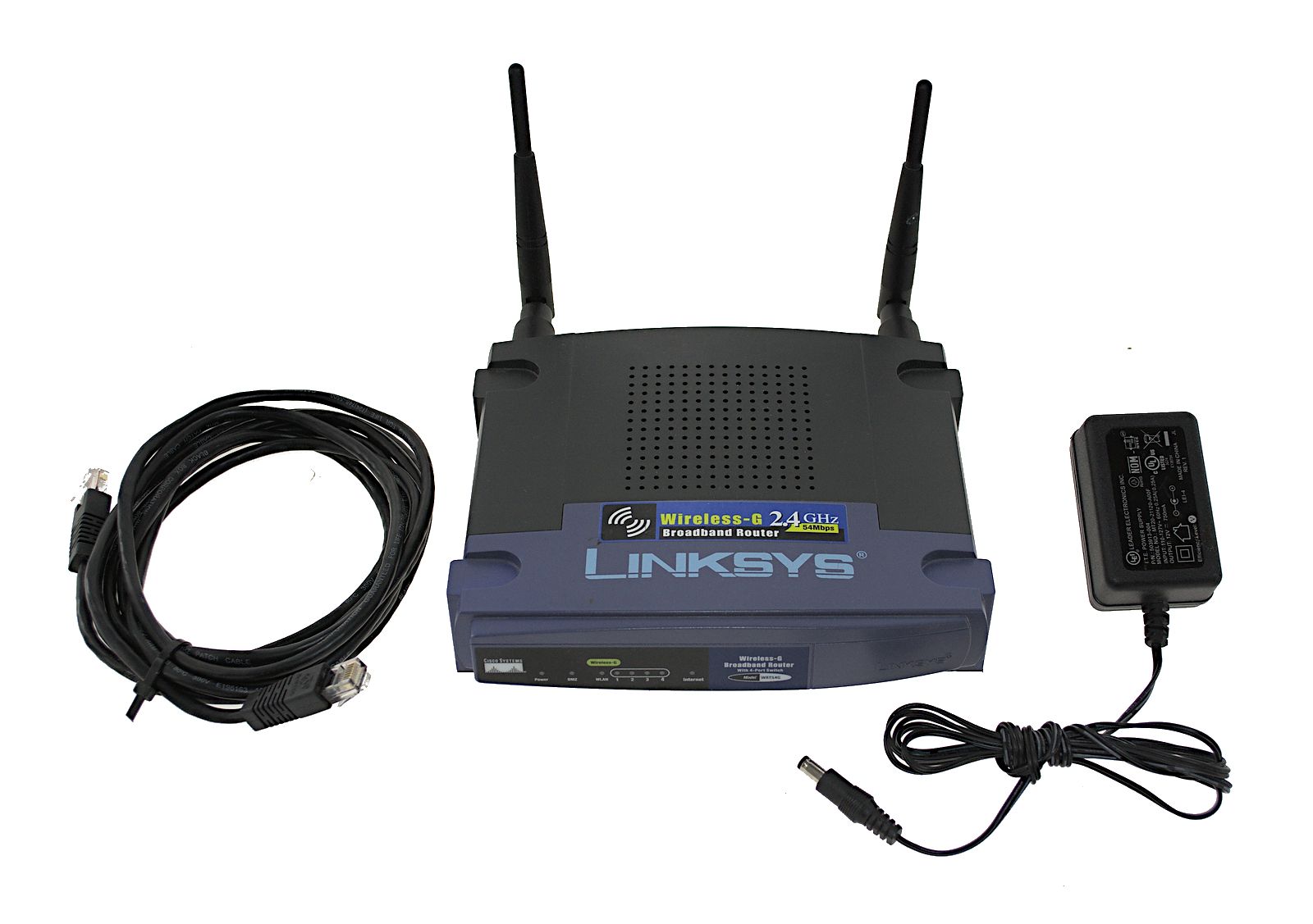 Linksys Wireless G Router WRT54G 54 Mbps 4-Port 10/100