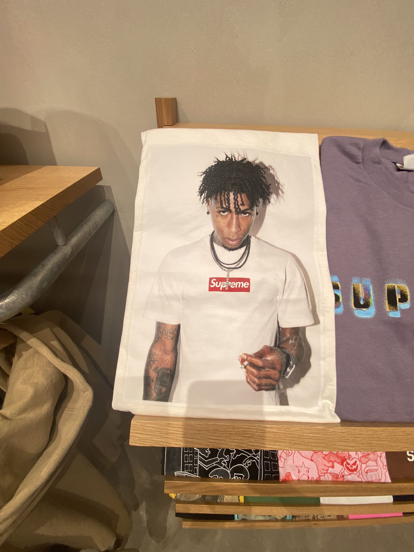 Supreme Youngboy Tee Black And White FW23 for Sale in Chicago, IL 