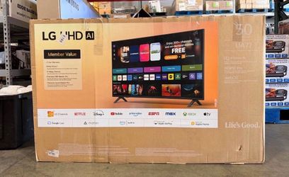 LG 50” UA77 Smart TV Brand New In Box