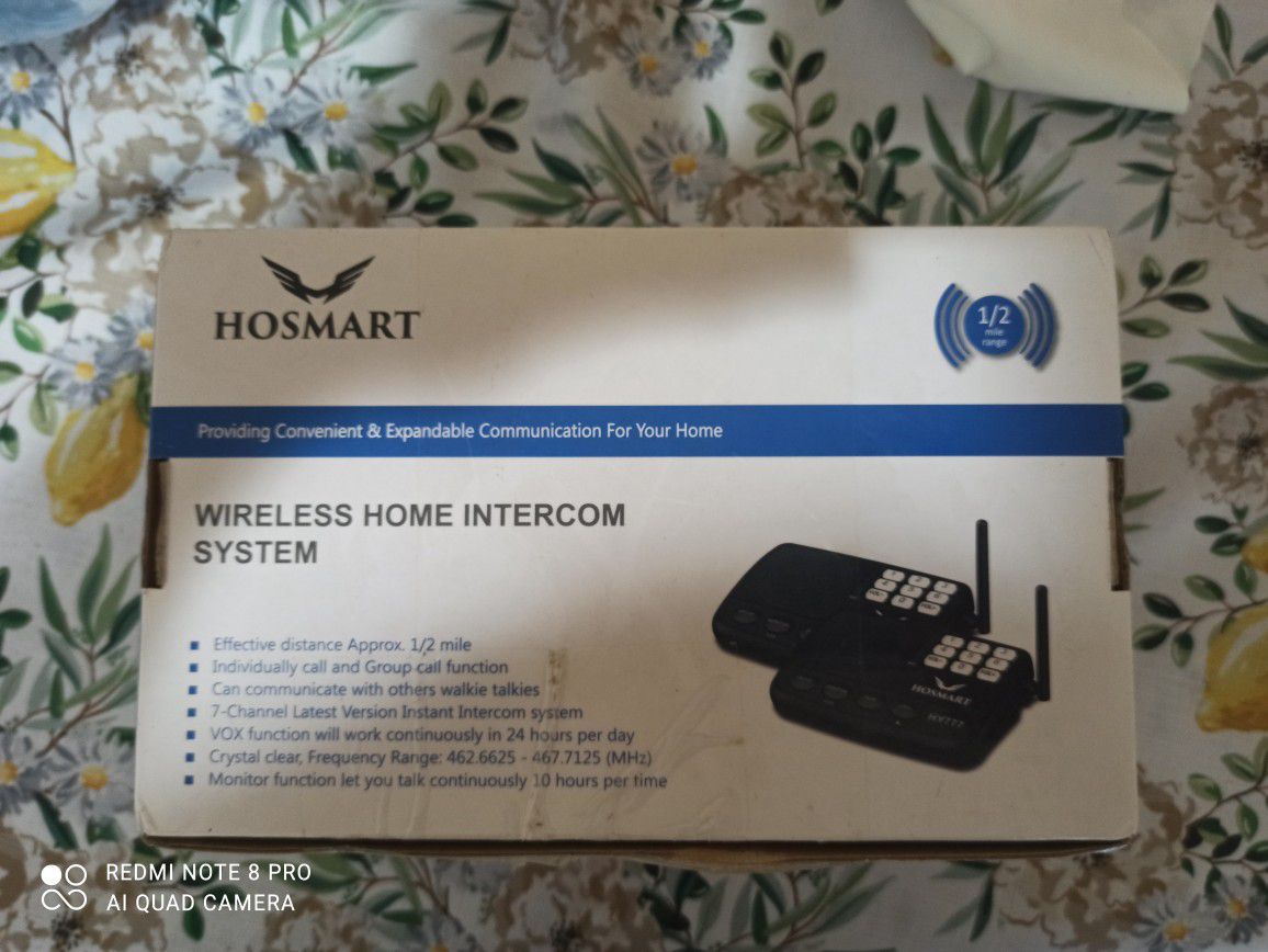 Hosmart Wireless Intercom System 