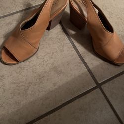 lucky brand all leather heels