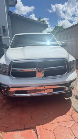 Ram 1500 White Pickup Truck