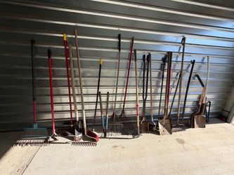 Pile of yard tools