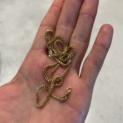 14k Yellow Gold Franco Chain