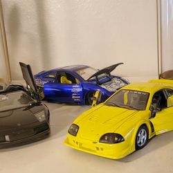 Toy Cars LAMBORGHINI,  Saleen, & Celica 1/24 Scale