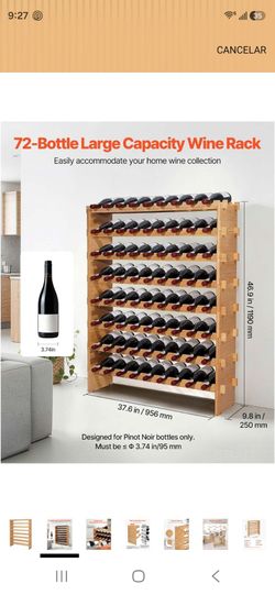 Para 72 Botellas de vino