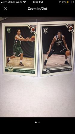 Caris levert and Malcom Brogdon rookie