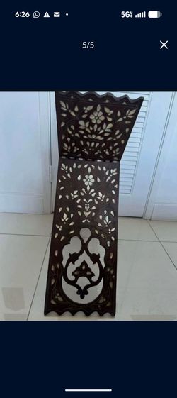middle Eastern mother-of-pearl book holde.