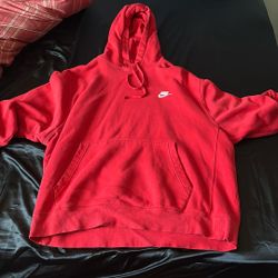 Red Nike Hoodie