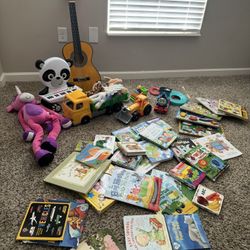 sell piano guitar truck and train puzzles and soft toys