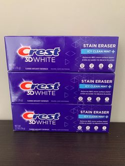 Crest 3D White Stain Eraser Toothpaste, Price for All (multiple sets available)