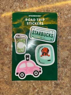 Starbucks Road Trip Collection Stickers NWT