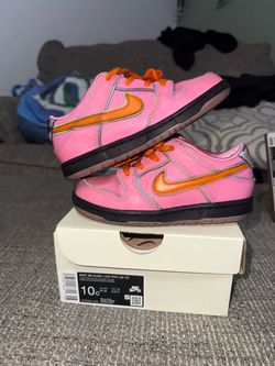 Nike Sb Dunk Low Powerpuff Girls Blossom Size 10C Toddler