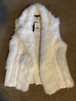 Brand new furry sweater vest