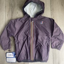 New With tags KIDS K Way Packable Windbreaker Jacket 