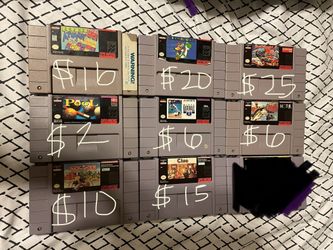 SUPER NINTENDO GAMES