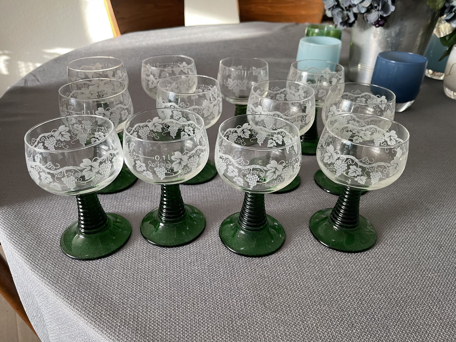 Vintage Petite  Wine Glasses
