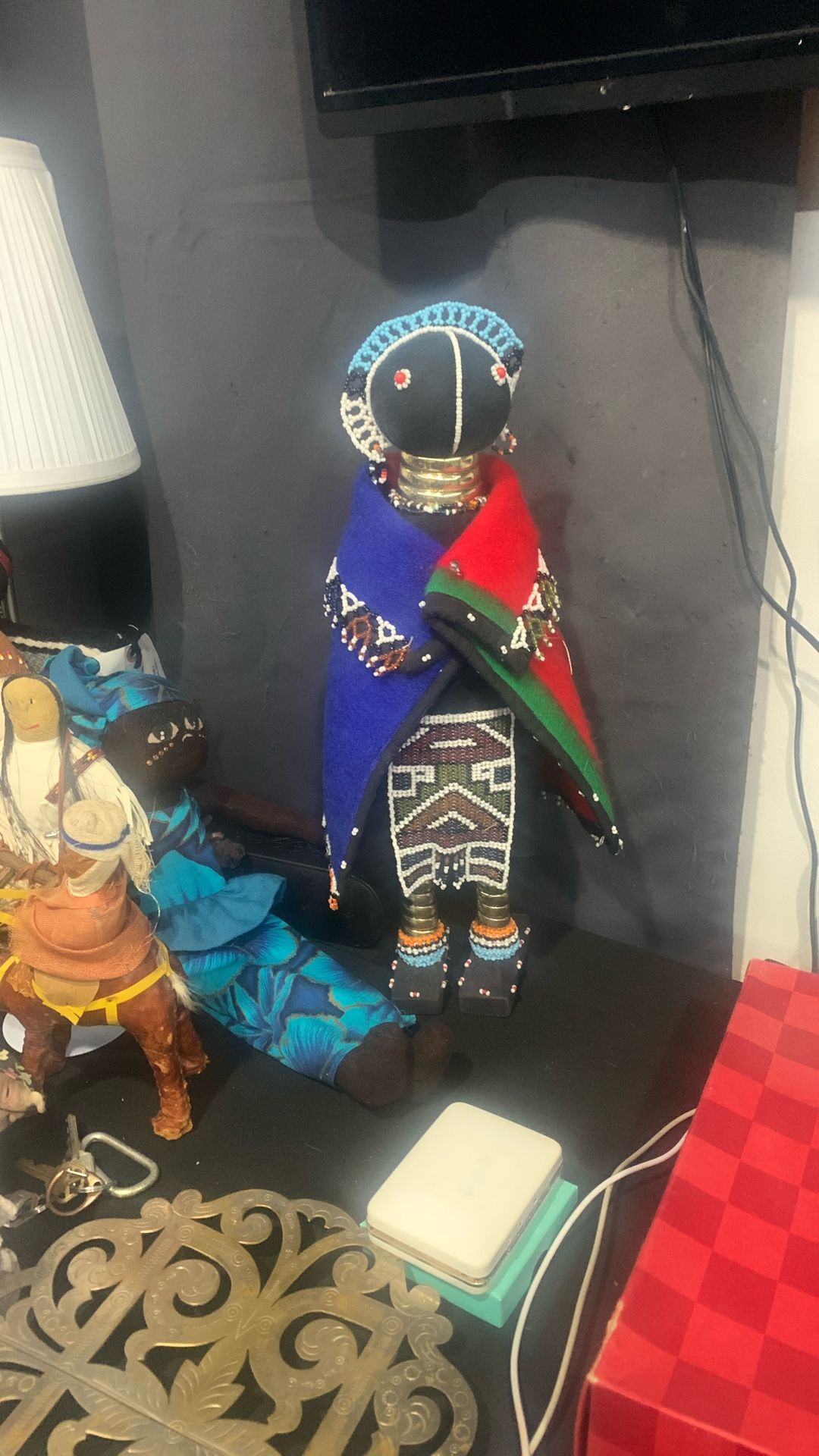 South African Ndebele Initiation Doll- 18”