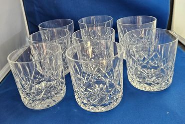 Set of 8 Waterford Lismore Crystal  Tumblers