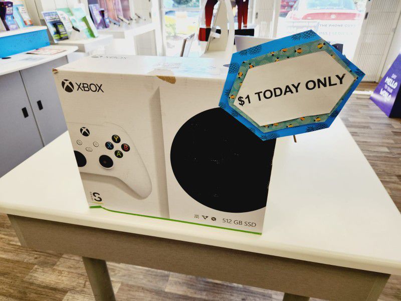 Microsoft Xbox Series S - $1 Today Only
