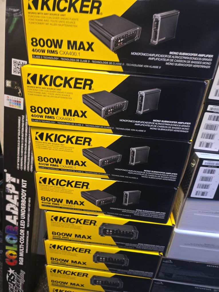 KICKER Amplifier CXA400.1 800 Watts