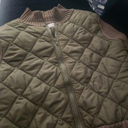 Quilted Zip-Up Jacket