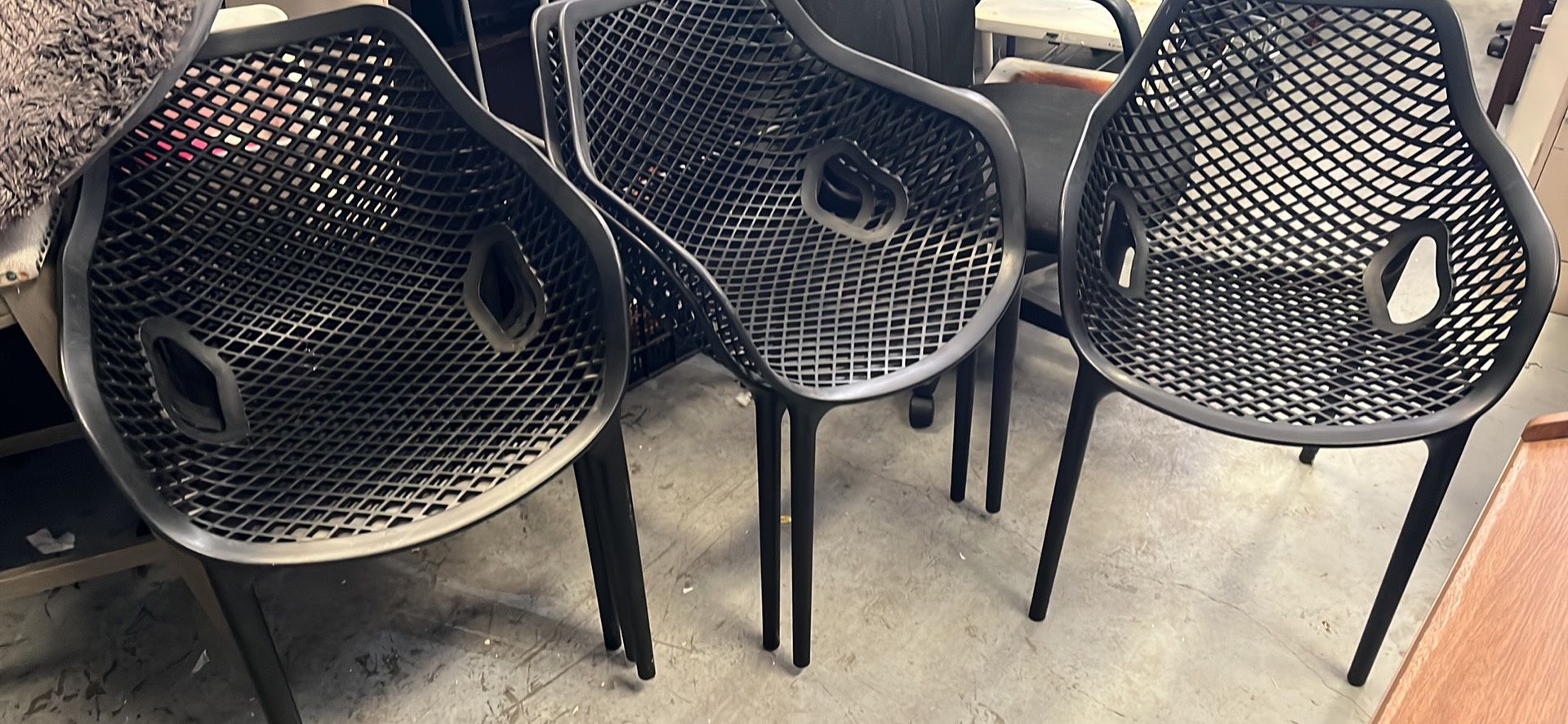 Six Outdoor Chairs Available 