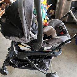 Baby Stroller, Car seat And Base Set