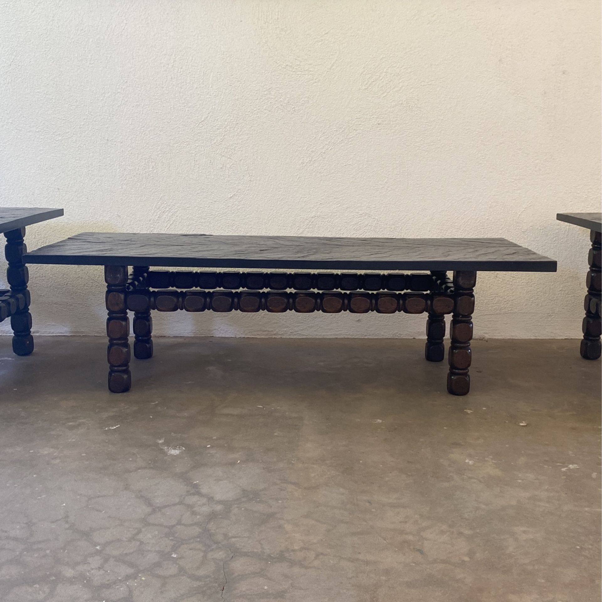 Mid Century Adrian Pearsall Strictly Spanish Coffee Table Side Table Set 1960s