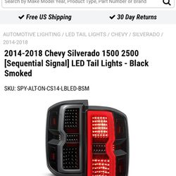 LED Taillights Chevy Silverado