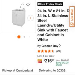 Utility Sink/laundry